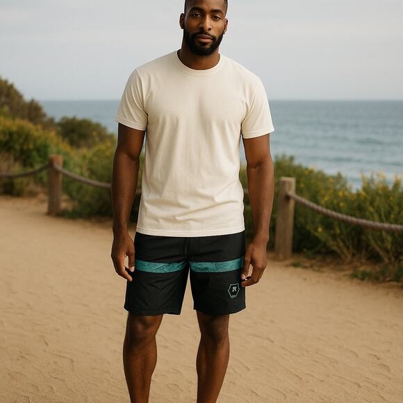 Vissla C & I's Black 20" Boardshorts Swim Trunks size 28 - Picture 13 of 13